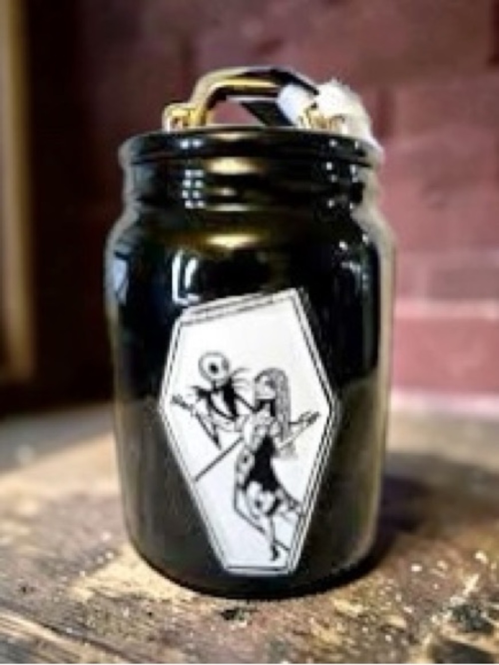 New Disney Nightmare Before Christmas black kitchen Halloween canister jar